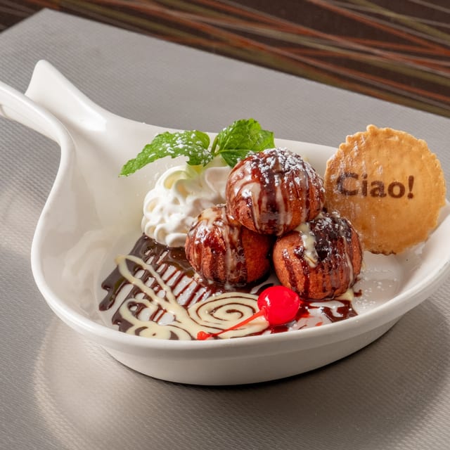 Ricotta Fritters.
