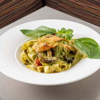 Pappardelle al Pesto