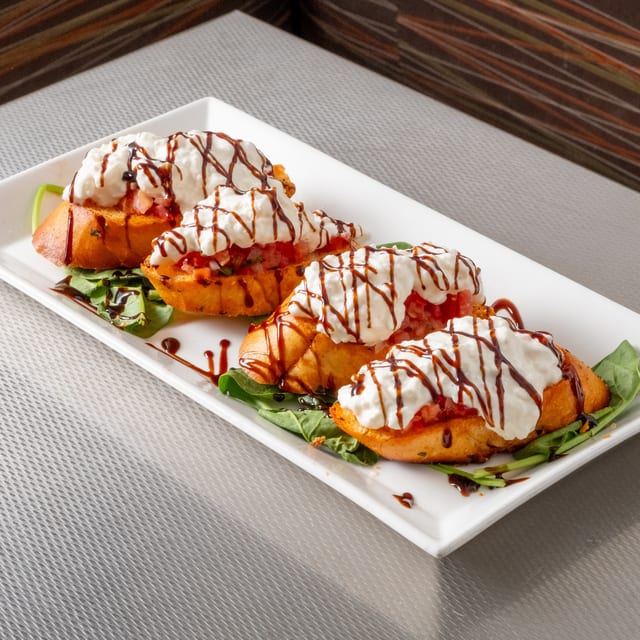 Bruschetta Caprese.