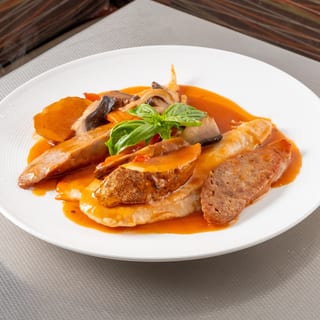 Chicken and Sausage Marsala